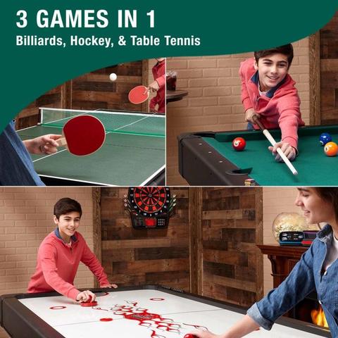 Fat Cat Original 3-in-1 Green 7' Pockey™ Multi-Game Table – Pro Pool Store